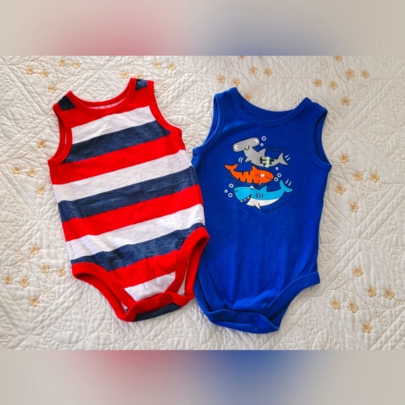 Garanimals Shirts & Tops Euc Garanimals 2 Months Tank Top Onesies